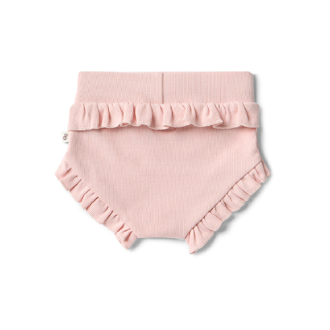 SNUGGLE HUNNY ORGANIC HIGH WAIST BLOOMERS - BABY PINK