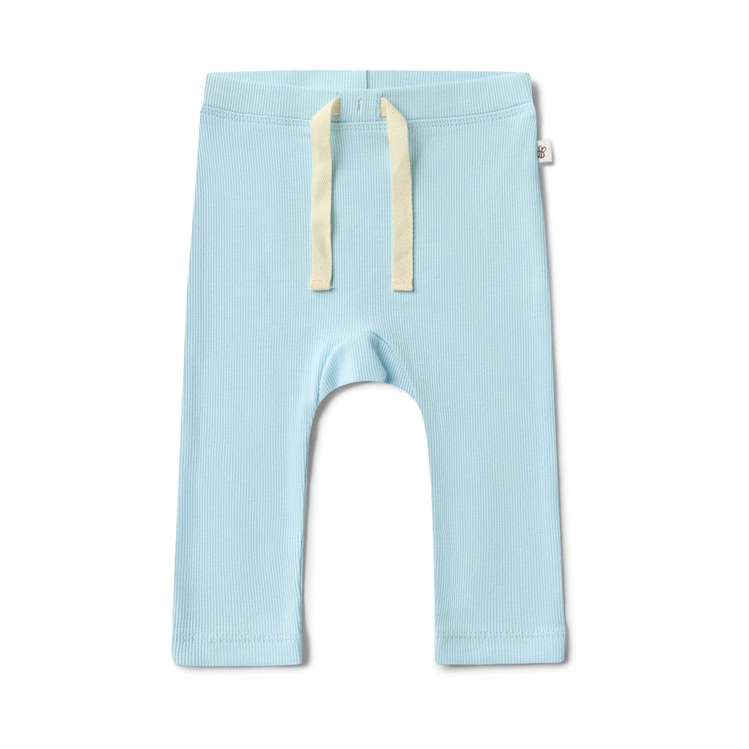 SNUGGLE HUNNY ORGANIC PANTS - BABY BLUE