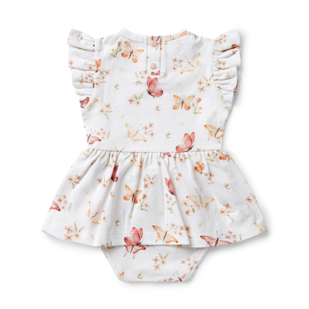 SNUGGLE HUNNY ORGANIC DRESS - BUTTERFLY
