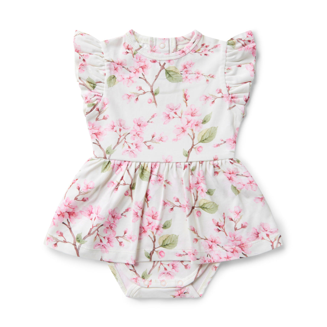 SNUGGLE HUNNY ORGANIC DRESS - CHERRY BLOSSOM