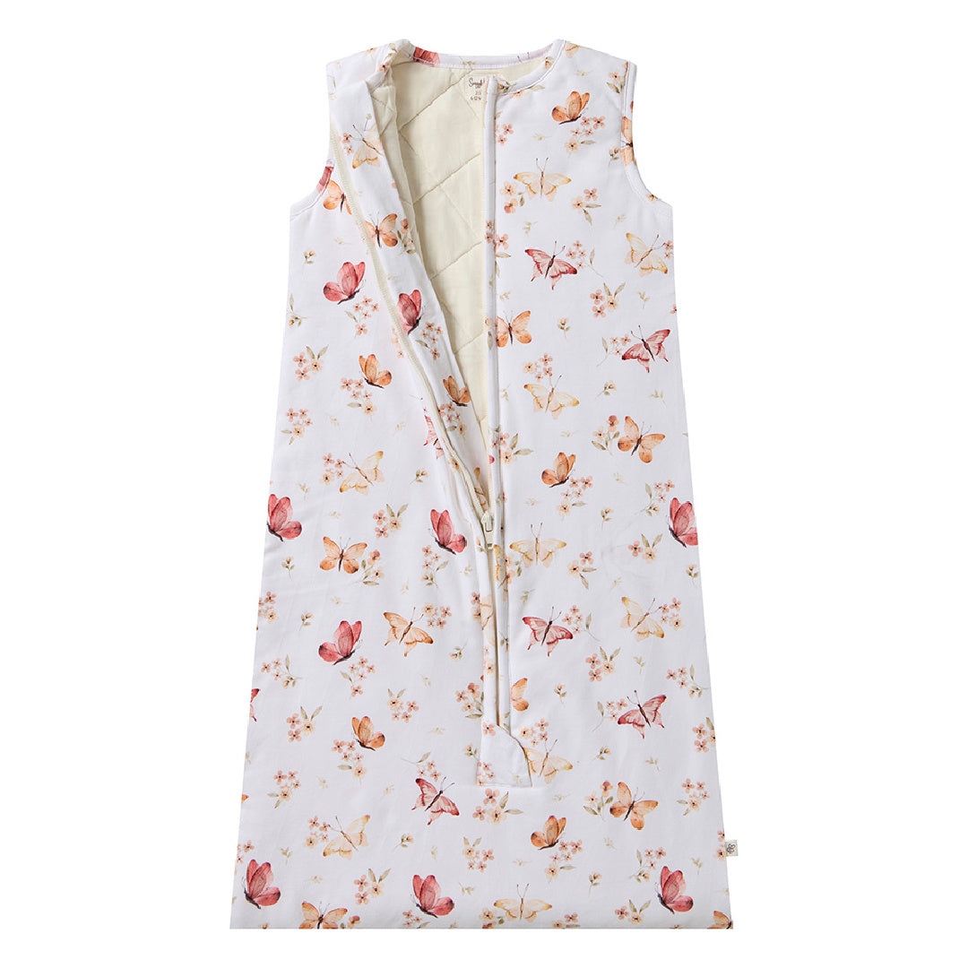 SNUGGLE HUNNY ORGANIC SLEEPING BAG  2.5 TOG -  BUTTERFLY