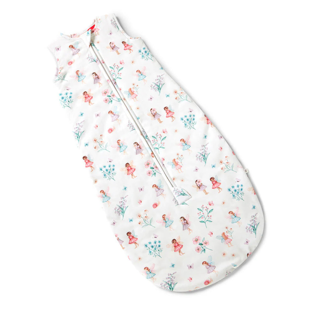 SNUGGLE HUNNY ORGANIC SLEEPING BAG  2.5 TOG -  FAIRY GARDEN