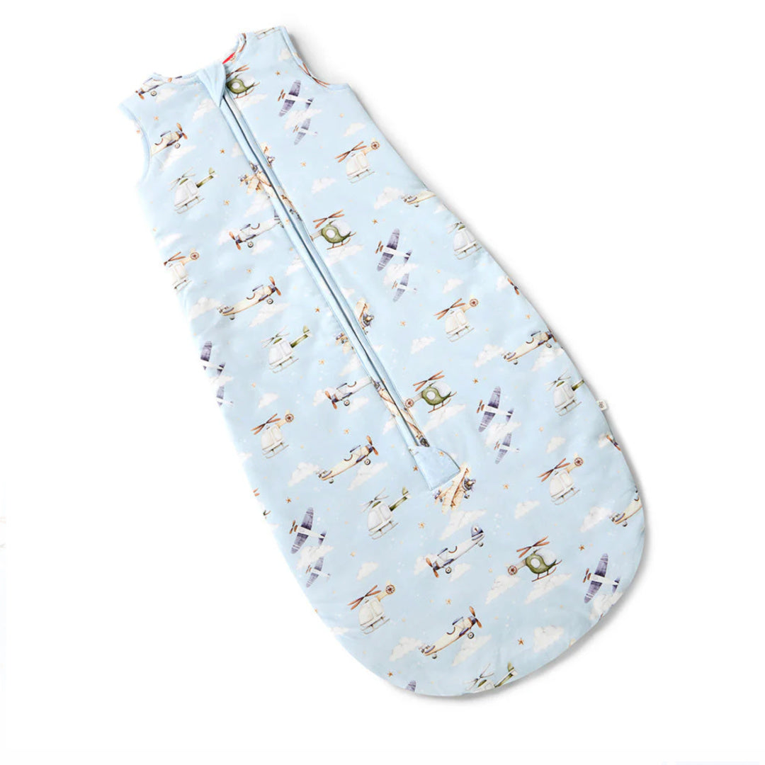 SNUGGLE HUNNY ORGANIC SLEEPING BAG  2.5 TOG -  TAKING FLIGHT