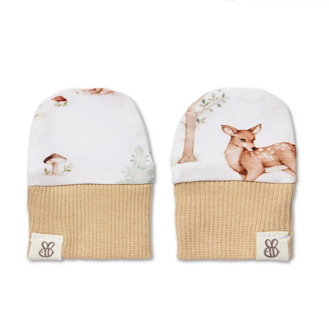 Snuggle Hunny Woodland Tales Organic Cotton Mittens
