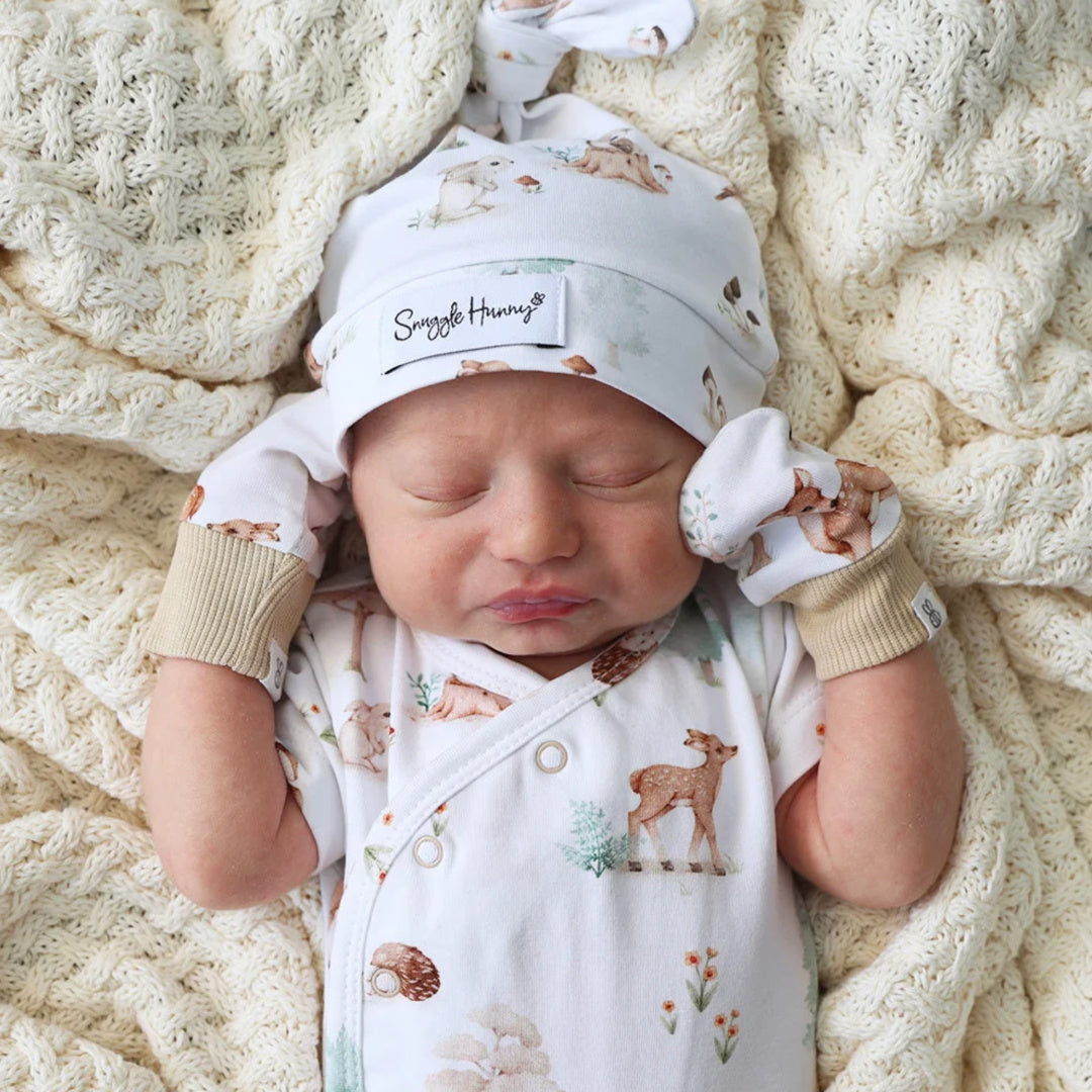 Snuggle Hunny Woodland Tales Organic Cotton Mittens