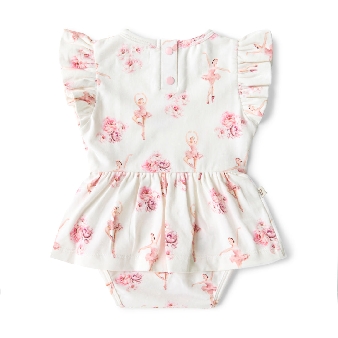 SNUGGLE HUNNY ORGANIC DRESS - BALLERINA