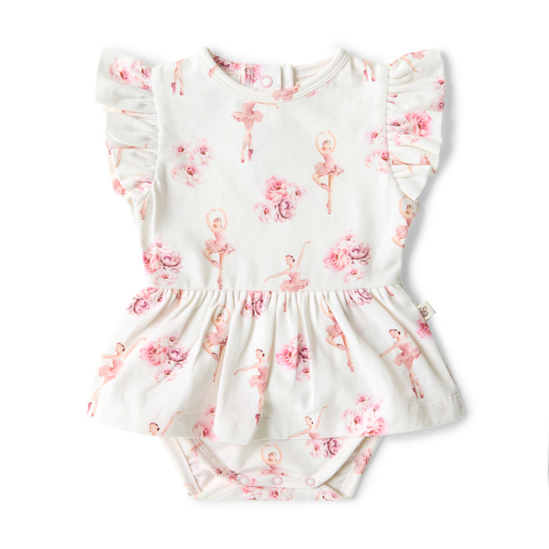SNUGGLE HUNNY ORGANIC DRESS - BALLERINA
