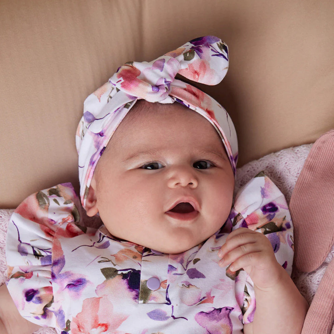 SNUGGLE HUNNY ORGANIC TOPKNOT - BLUSHING BEAUTY