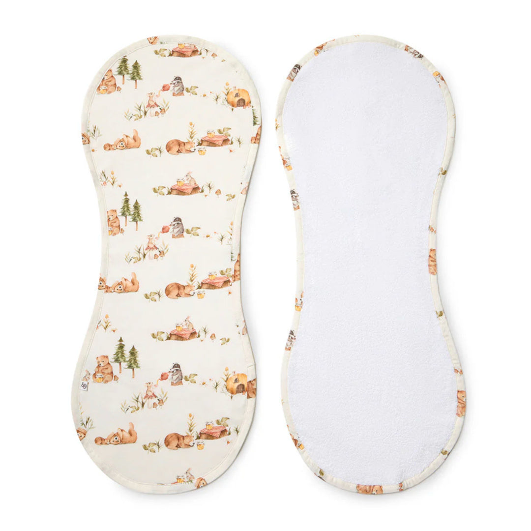 SNUGGLE HUNNY ORGANIC COTTON BURP CLOTH - BEARS