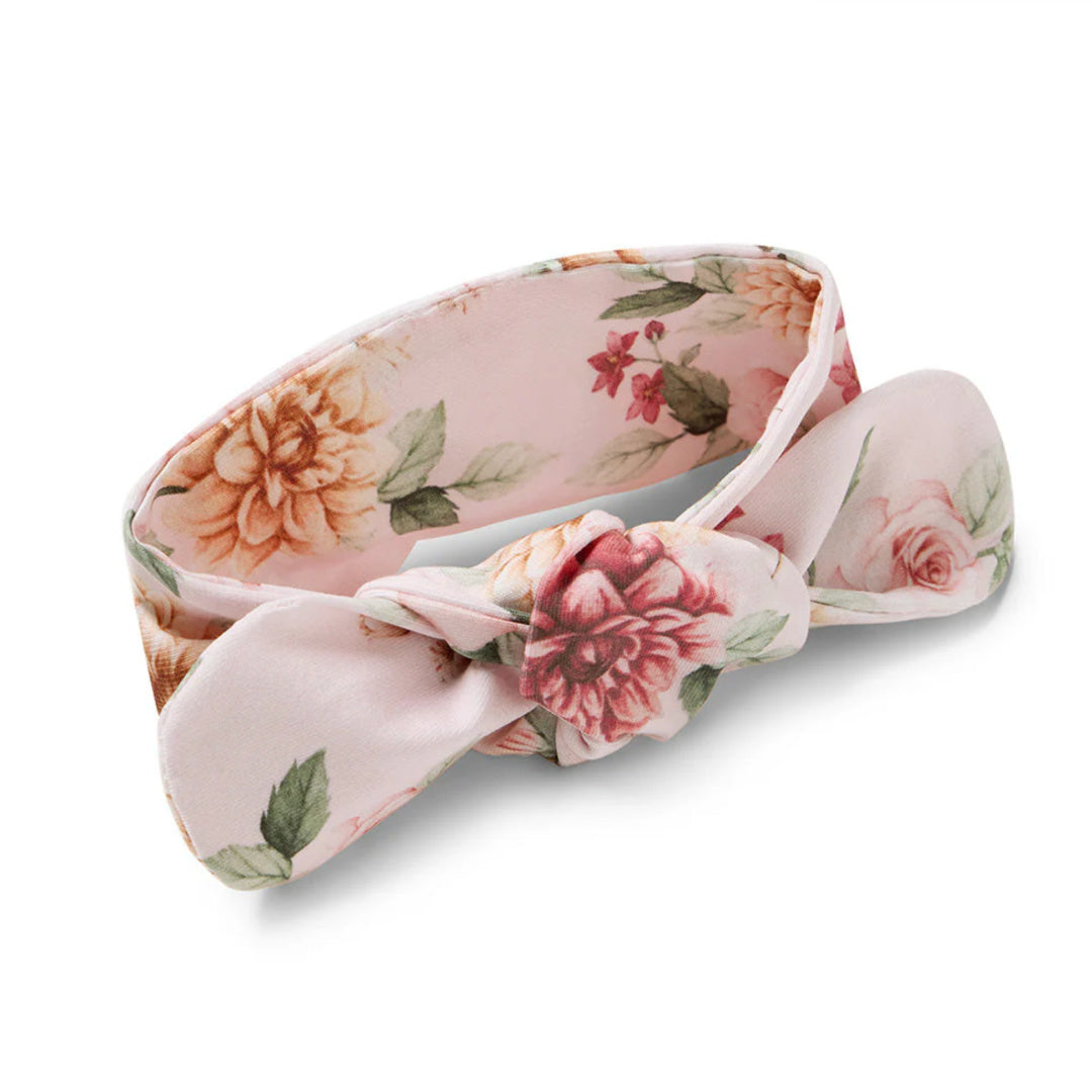 SNUGGLE HUNNY ORGANIC TOPKNOT - BIRDS &amp; BLOOMS