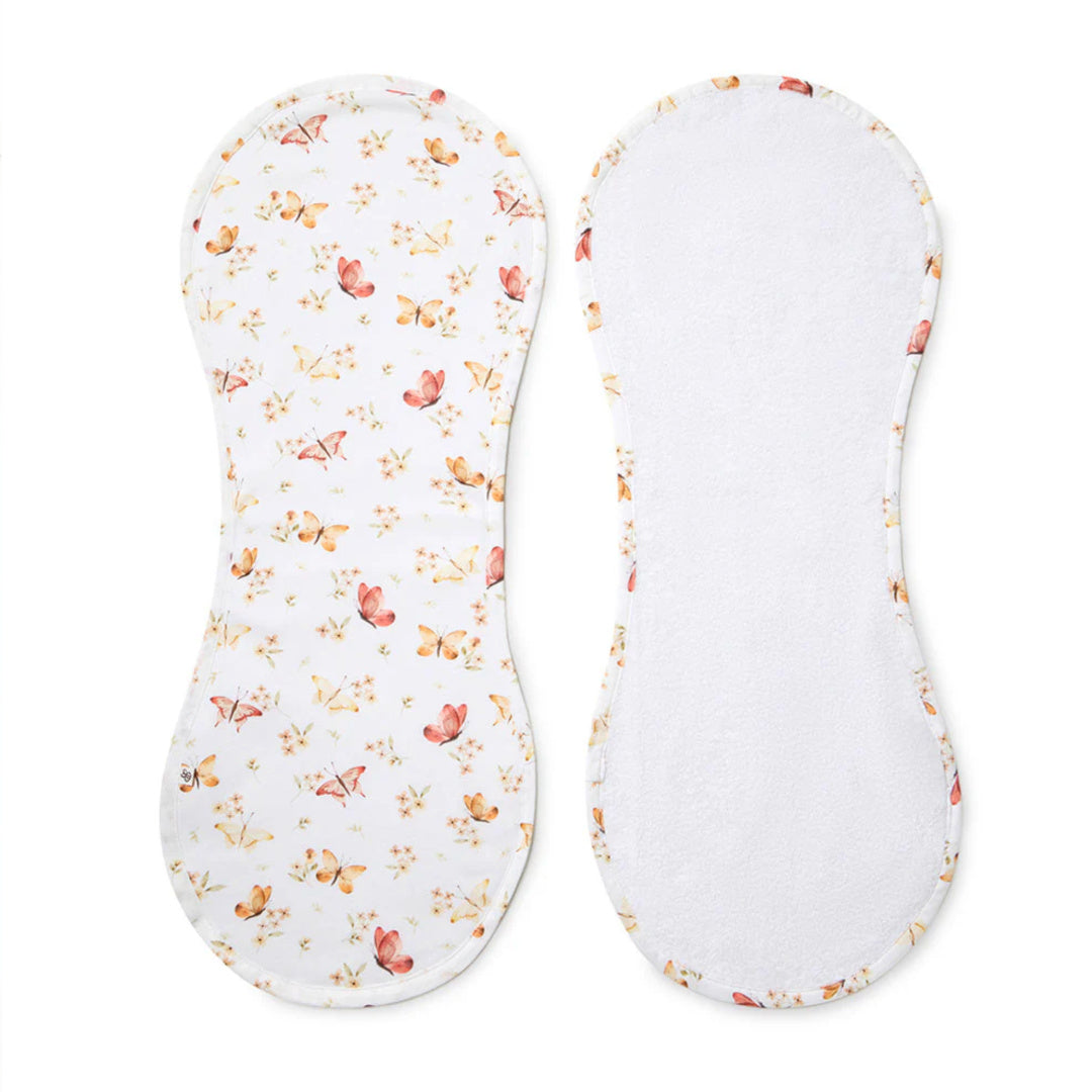 SNUGGLE HUNNY ORGANIC COTTON BURP CLOTH - BUTTERFLY