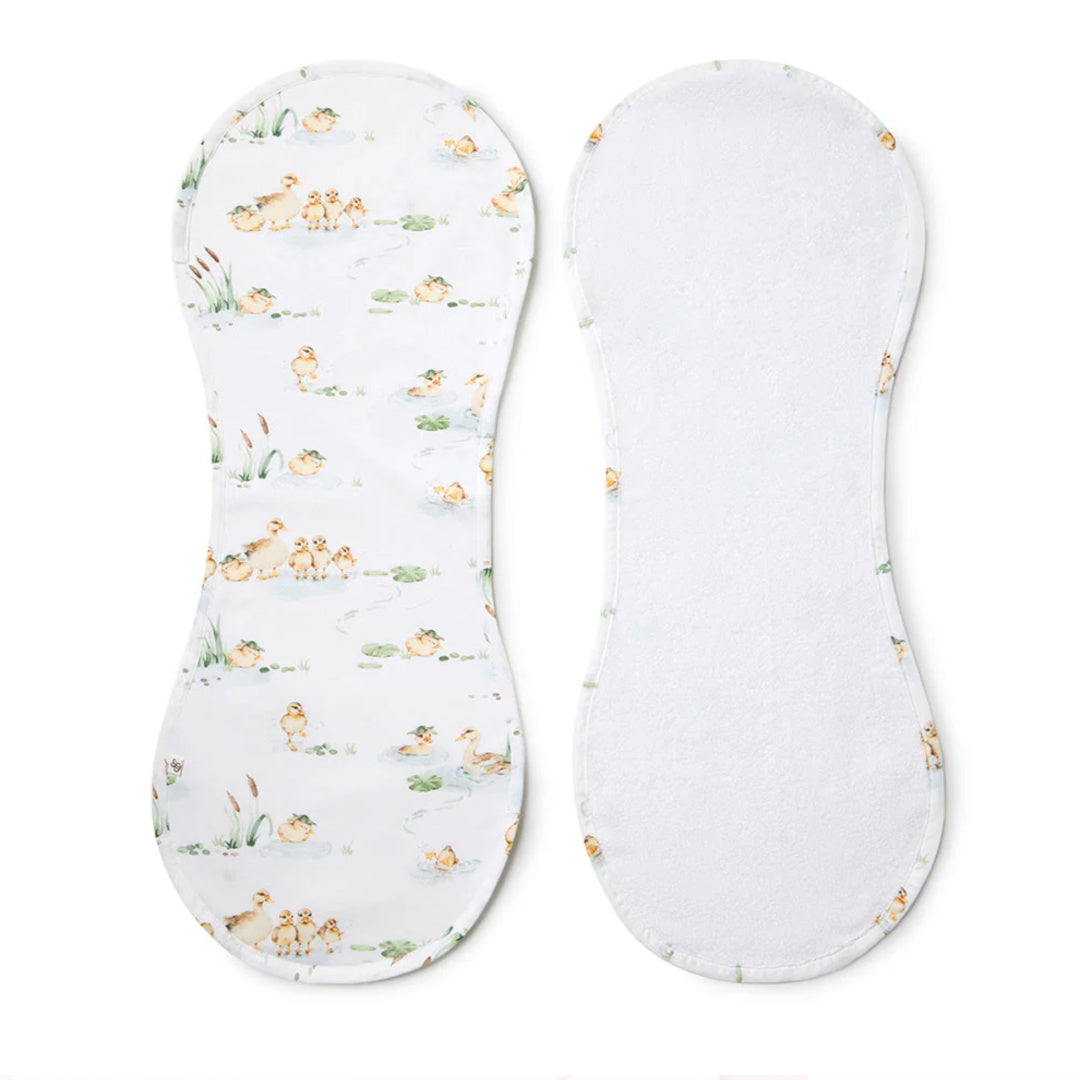 SNUGGLE HUNNY ORGANIC COTTON BURP CLOTH - DUCK POND
