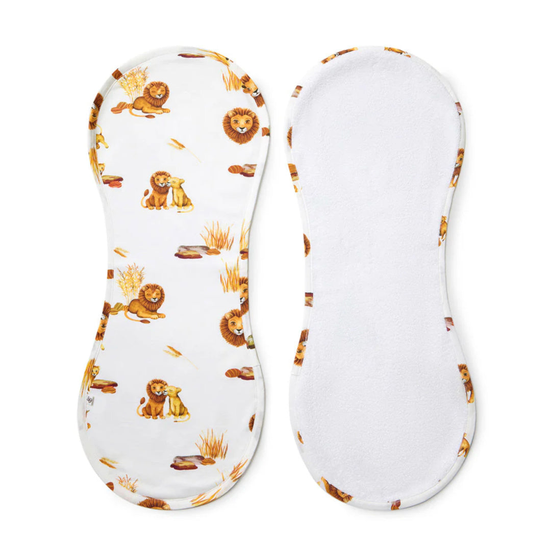 SNUGGLE HUNNY ORGANIC COTTON BURP CLOTH - LION