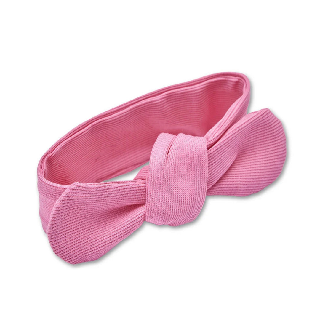 SNUGGLE HUNNY ORGANIC RIBBED TOPKNOT - CANDY