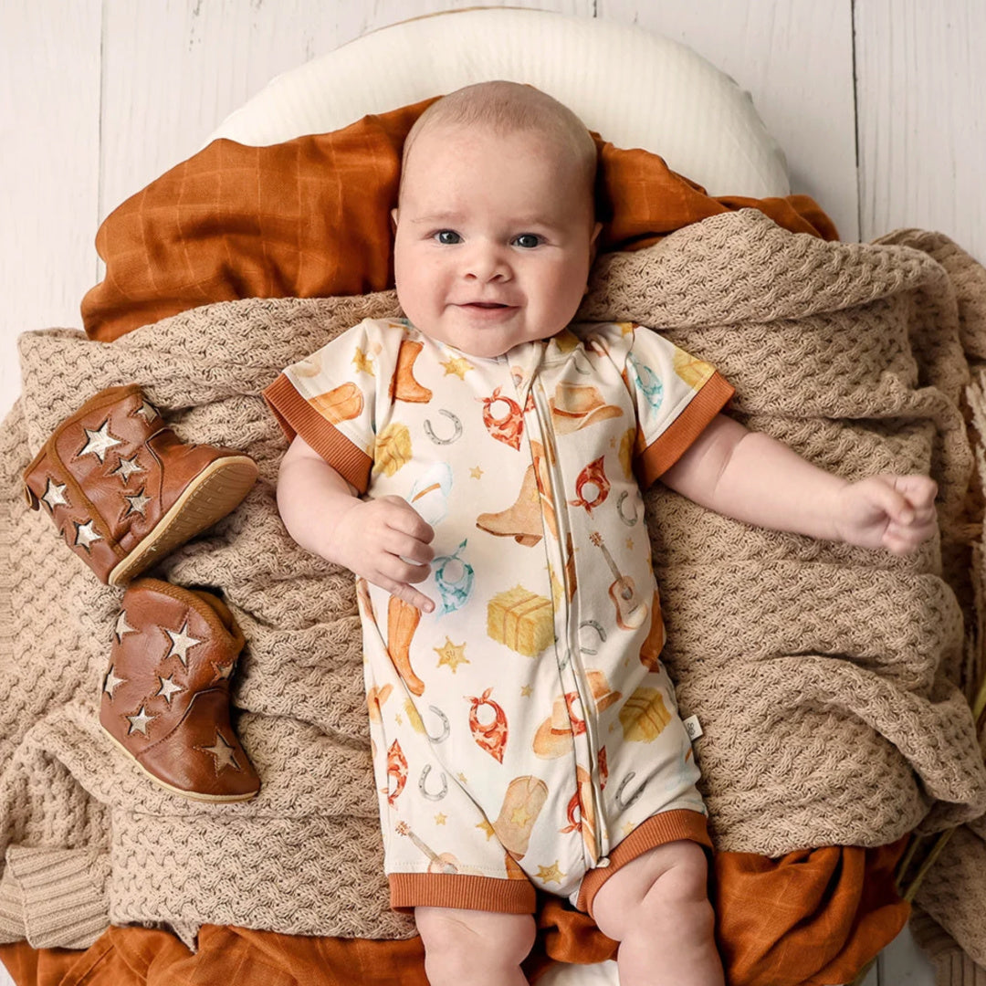 Snuggle Hunny Cowboys Organic Snuggle Shortie