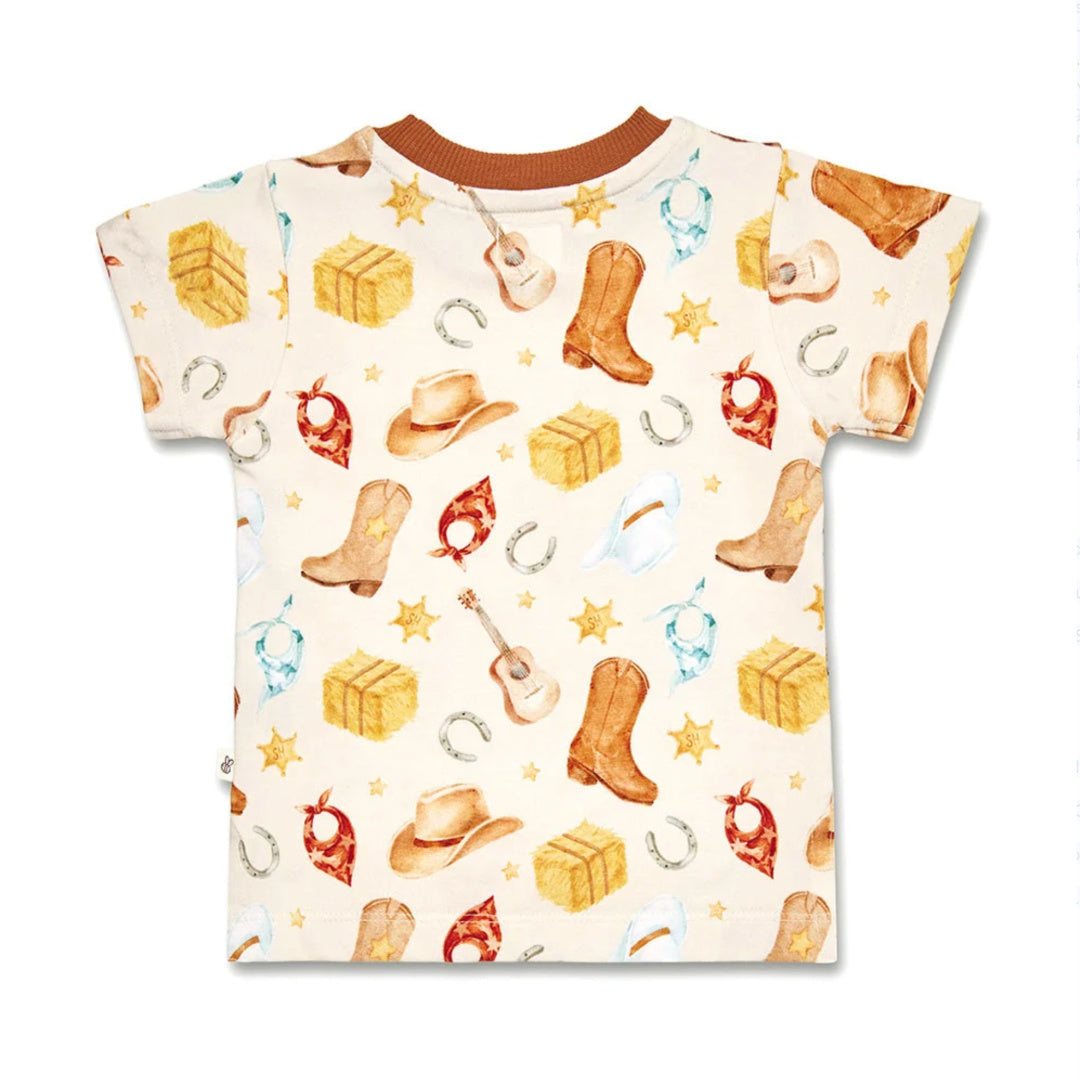 Snuggle Hunny Cowboys Organic Short Sleeve T-Shirt