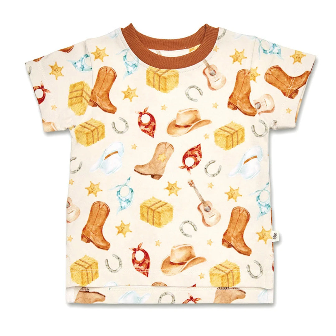 Snuggle Hunny Cowboys Organic Short Sleeve T-Shirt
