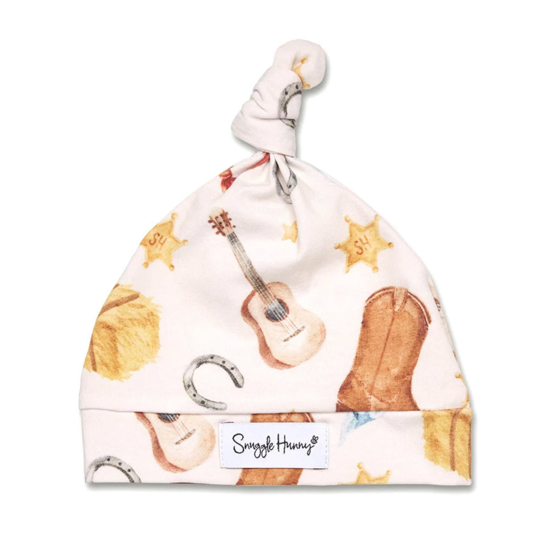 Snugge Hunny Cowboys Organic Knotted Beanie