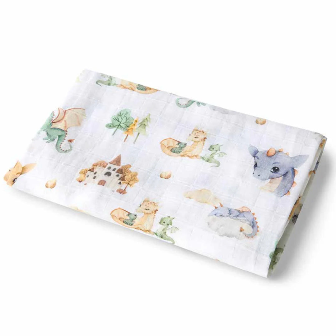 SNUGGLE HUNNY ORGANIC MUSLIN WRAP - DRAGON