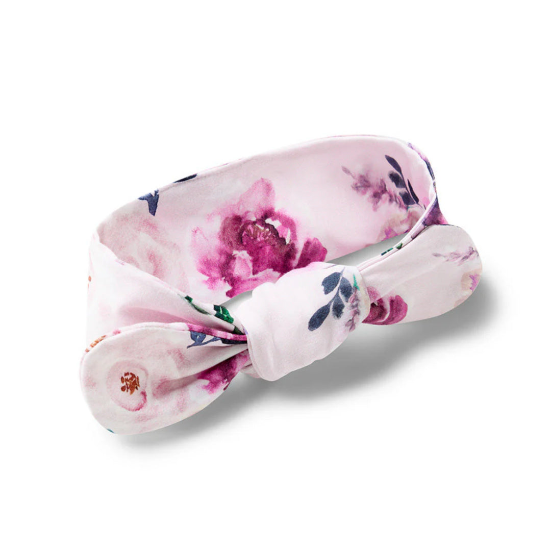 SNUGGLE HUNNY ORGANIC TOPKNOT - FLORAL KISS