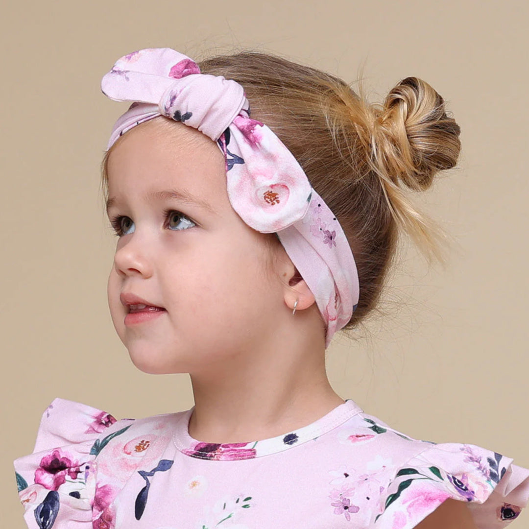 SNUGGLE HUNNY ORGANIC TOPKNOT - FLORAL KISS