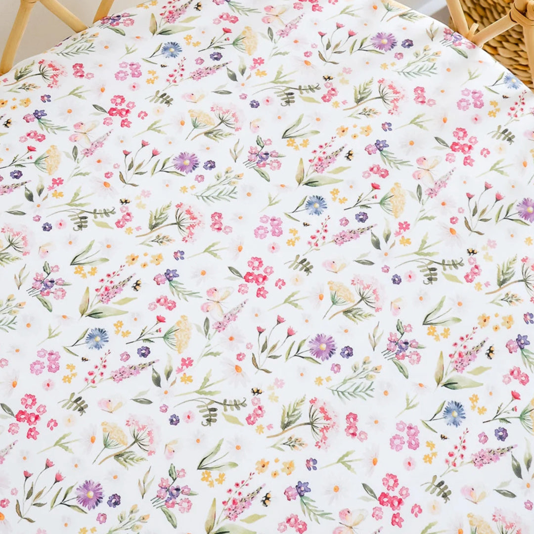 Snuggle Hunny Gracie Organic Bassinet Sheet / Change Pad Cover