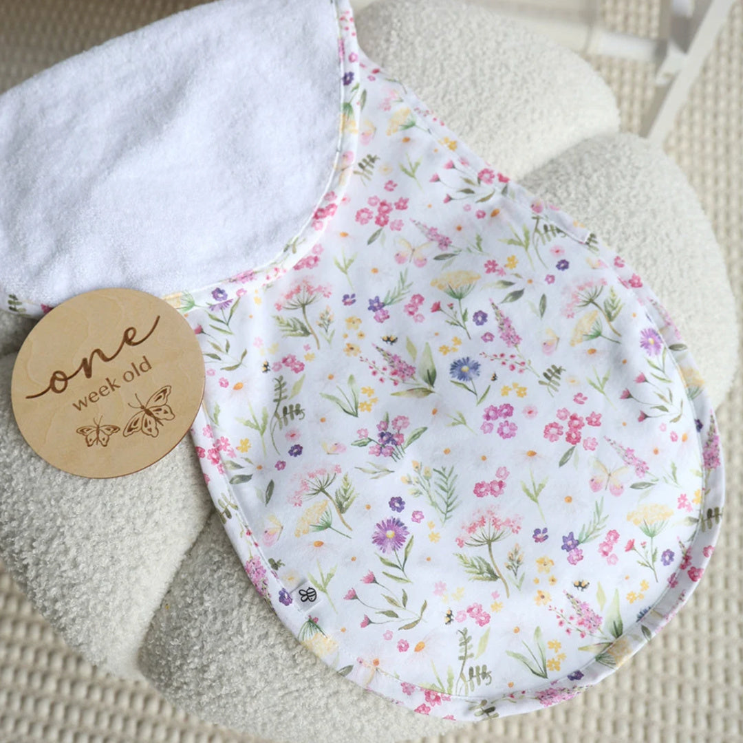 SNUGGLE HUNNY ORGANIC COTTON BURP CLOTH - GRACIE