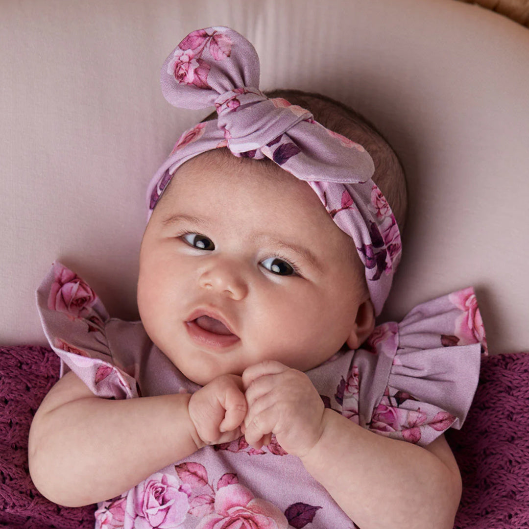 SNUGGLE HUNNY ORGANIC TOPKNOT - BLOSSOM