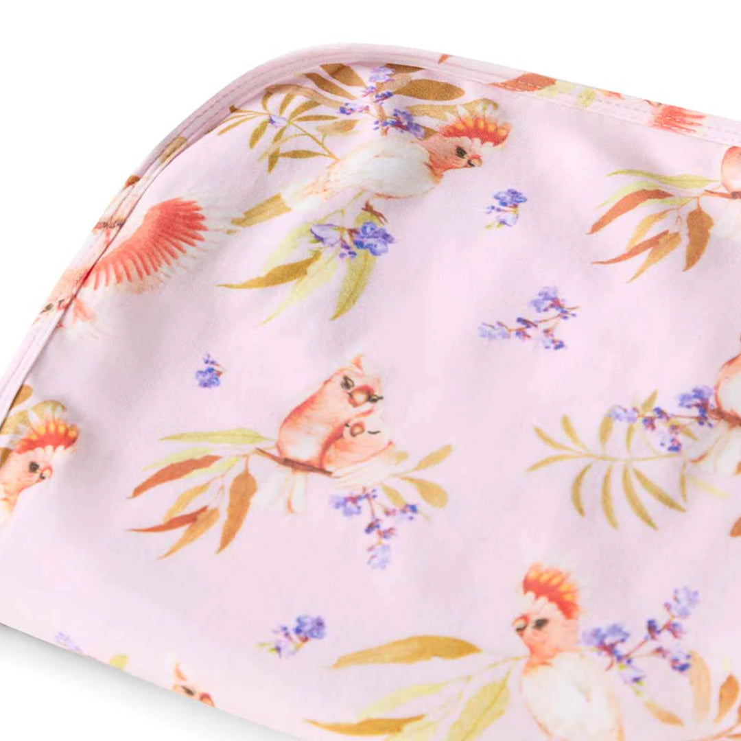 SNUGGLE HUNNY ORGANIC JERSEY WRAP AND TOPKNOT SET - MAJOR MITCHELL