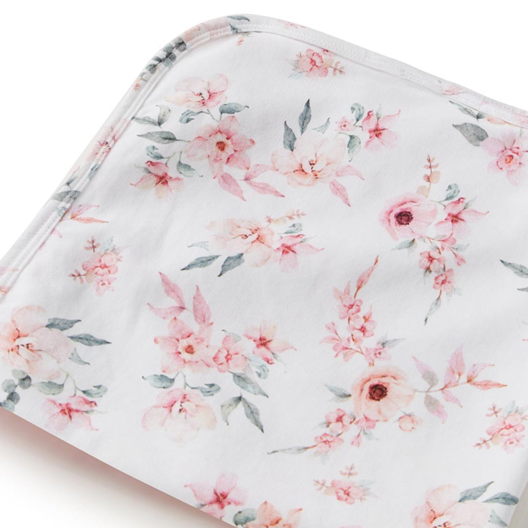 SNUGGLE HUNNY ORGANIC JERSEY WRAP AND TOPKNOT SET - CAMILLE