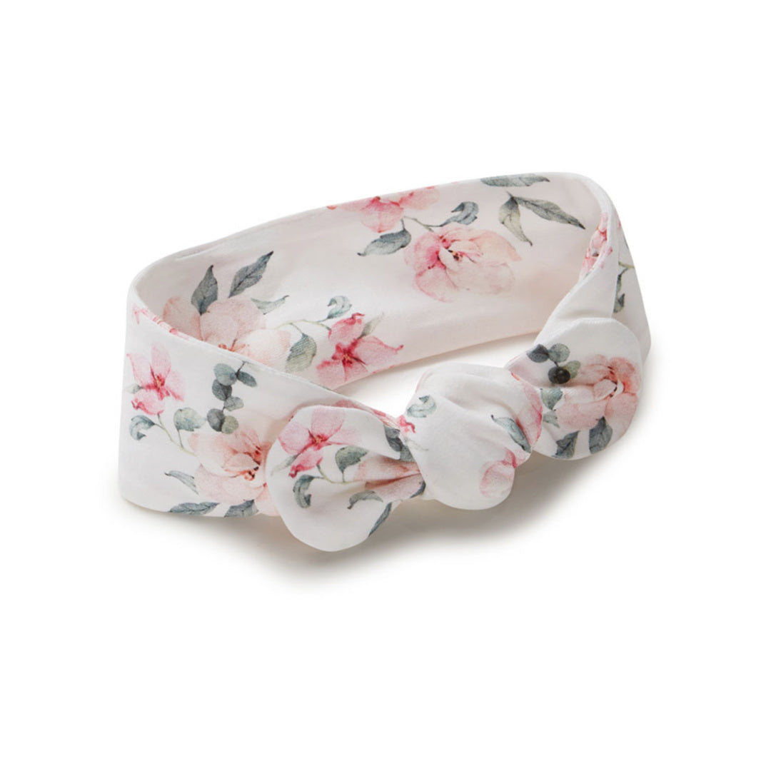 SNUGGLE HUNNY ORGANIC JERSEY WRAP AND TOPKNOT SET - CAMILLE