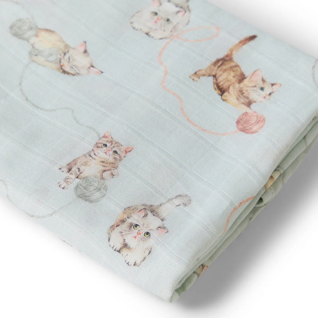 SNUGGLE HUNNY ORGANIC MUSLIN WRAP - KITTENS
