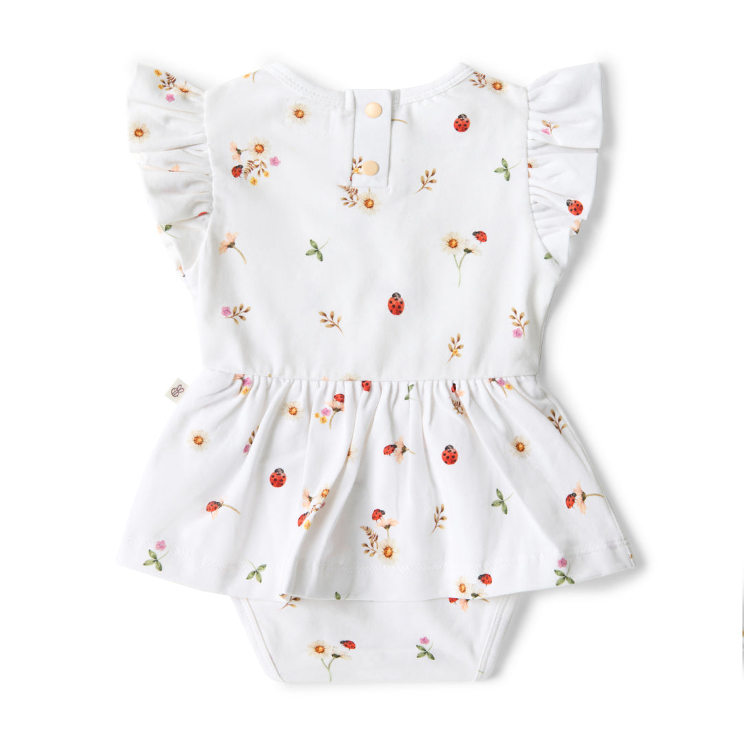 SNUGGLE HUNNY ORGANIC DRESS - LADYBUG