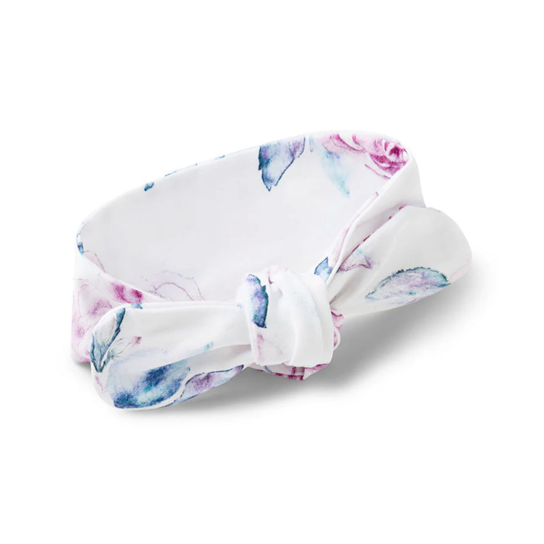 SNUGGLE HUNNY ORGANIC TOPKNOT - LILAC SKIES