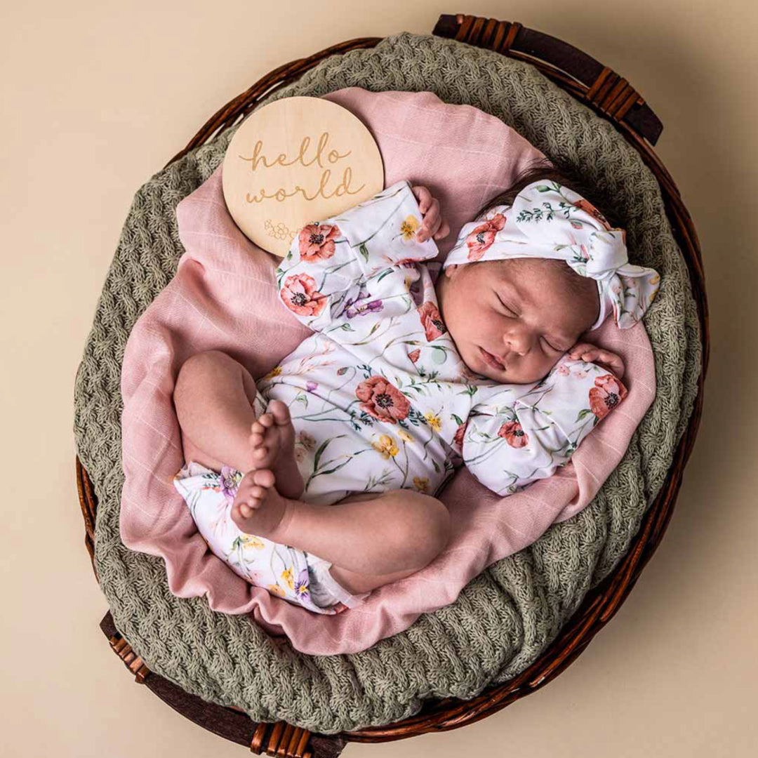 SNUGGLE HUNNY ORGANIC TOPKNOT - MEADOW