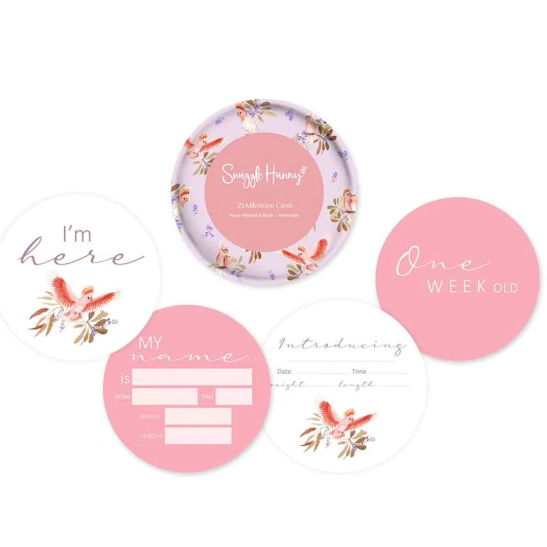 SNUGGLE HUNNY REVERSIBLE MILESTONE CARDS - MAJOR MITCHELL