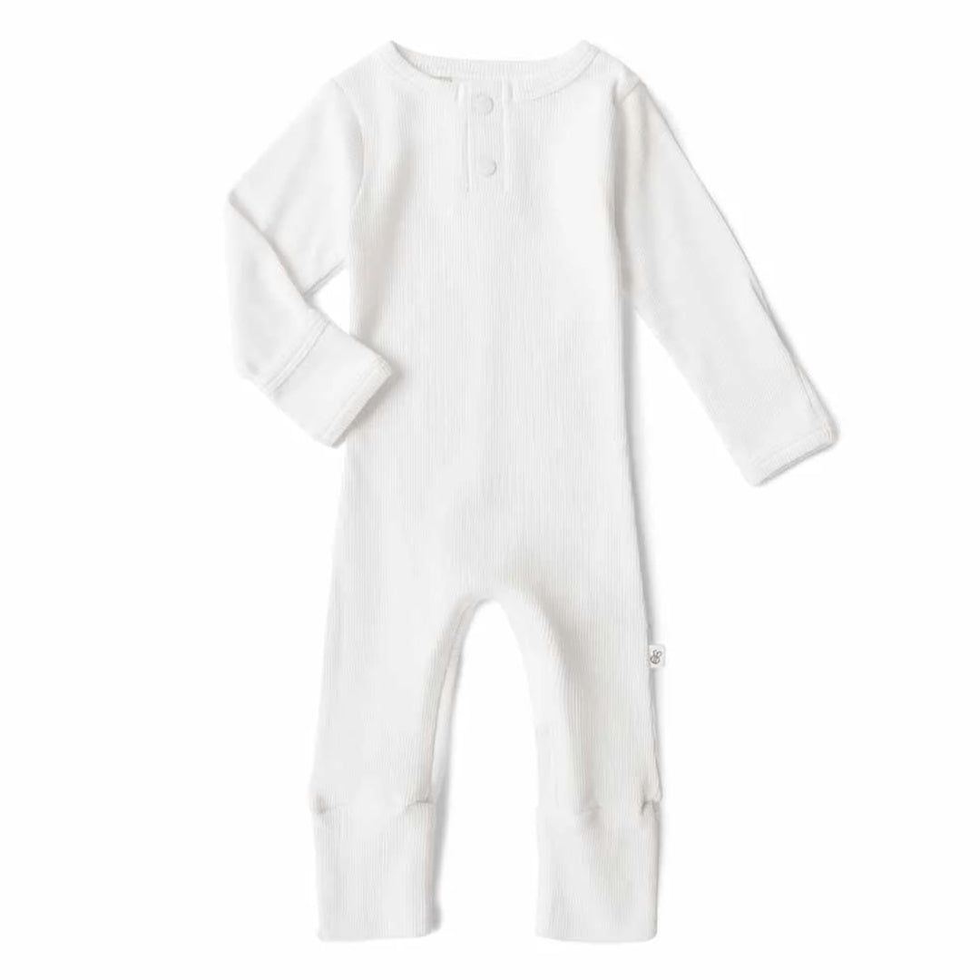 SNUGGLE HUNNY ORGANIC GROWSUIT - MILK
