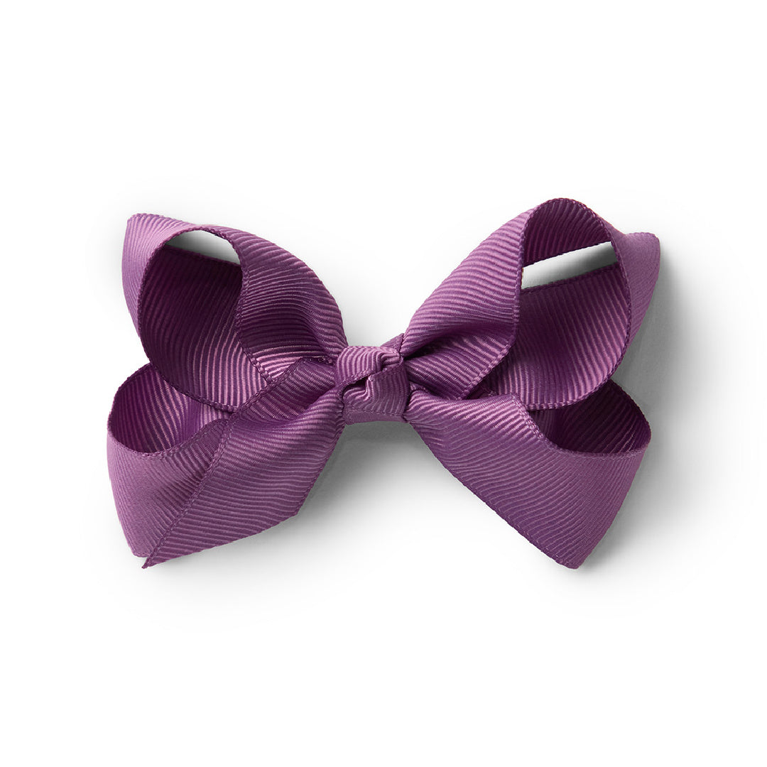 SNUGGLE HUNNY BOW CLIP MEDIUM - MULBERRY