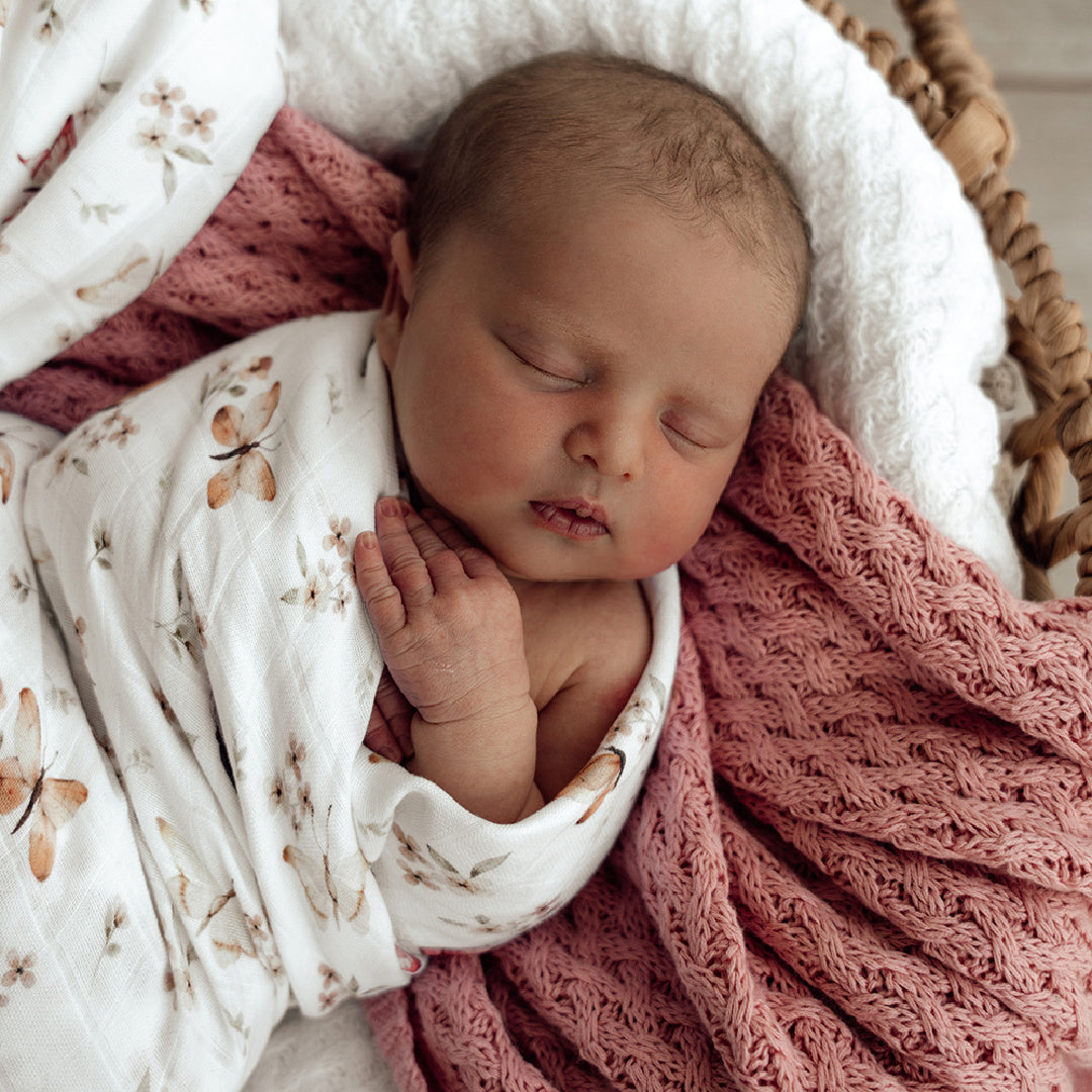 SNUGGLE HUNNY ORGANIC MUSLIN WRAP - BUTTERFLY