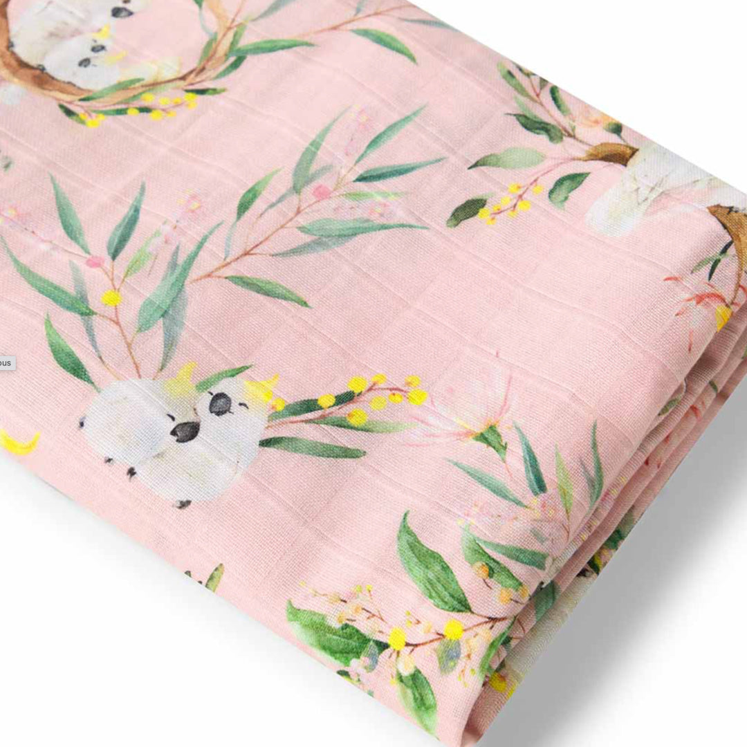SNUGGLE HUNNY ORGANIC MUSLIN WRAP - COCKATOO