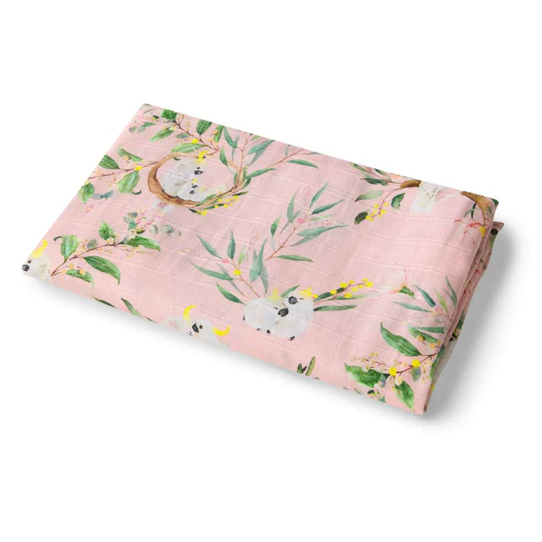 SNUGGLE HUNNY ORGANIC MUSLIN WRAP - COCKATOO