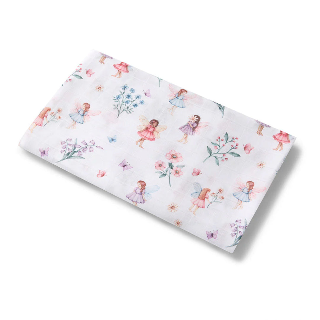SNUGGLE HUNNY ORGANIC MUSLIN WRAP - FAIRY GARDEN