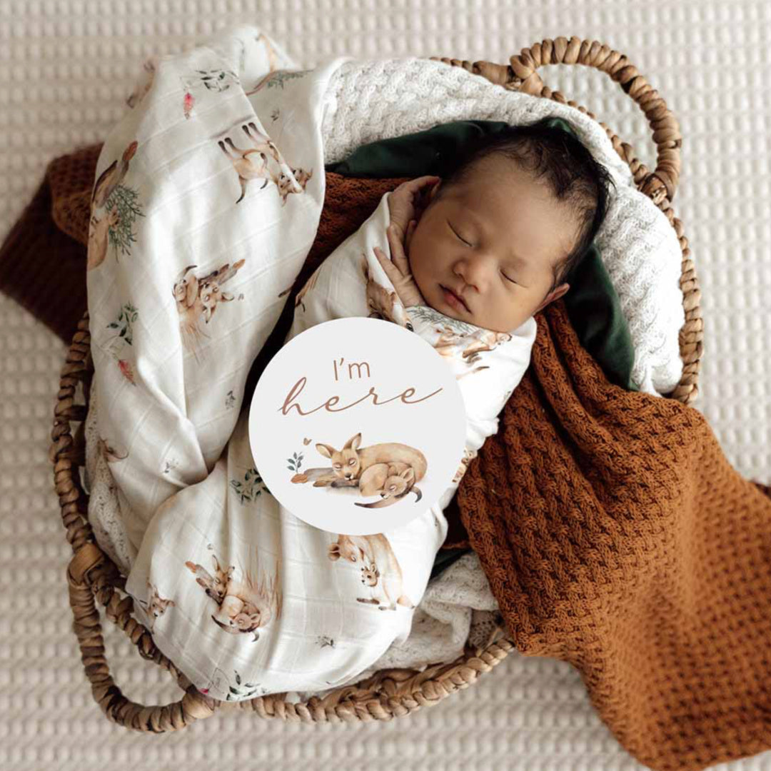 SNUGGLE HUNNY ORGANIC MUSLIN WRAP - KANGA