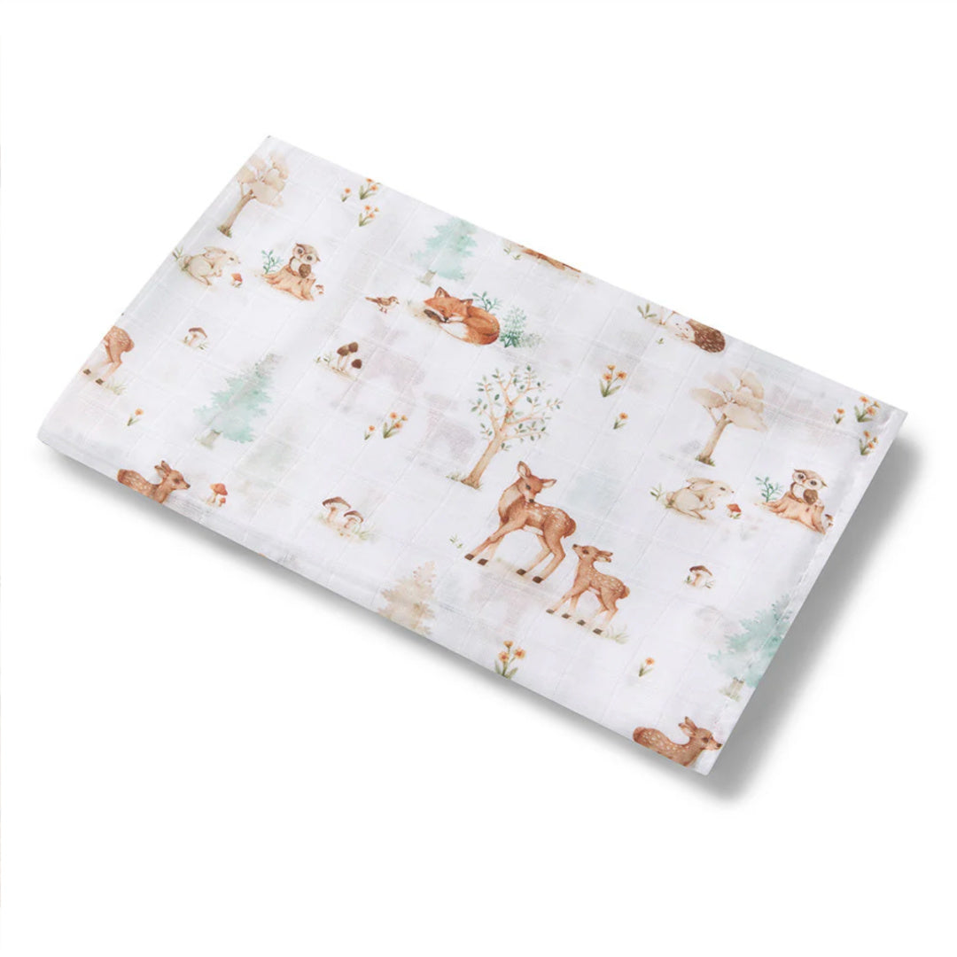 SNUGGLE HUNNY ORGANIC MUSLIN WRAP - WOODLAND TALES