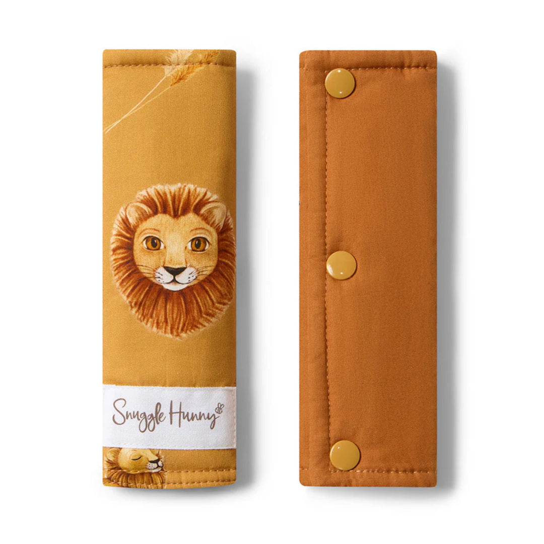 SNUGGLE HUNNY UNIVERSAL REVERSIBLE PRAM STRAP COVERS - ROAR