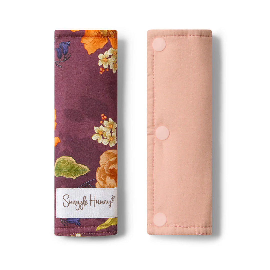 SNUGGLE HUNNY UNIVERSAL REVERSIBLE PRAM STRAP COVERS - SIENNA