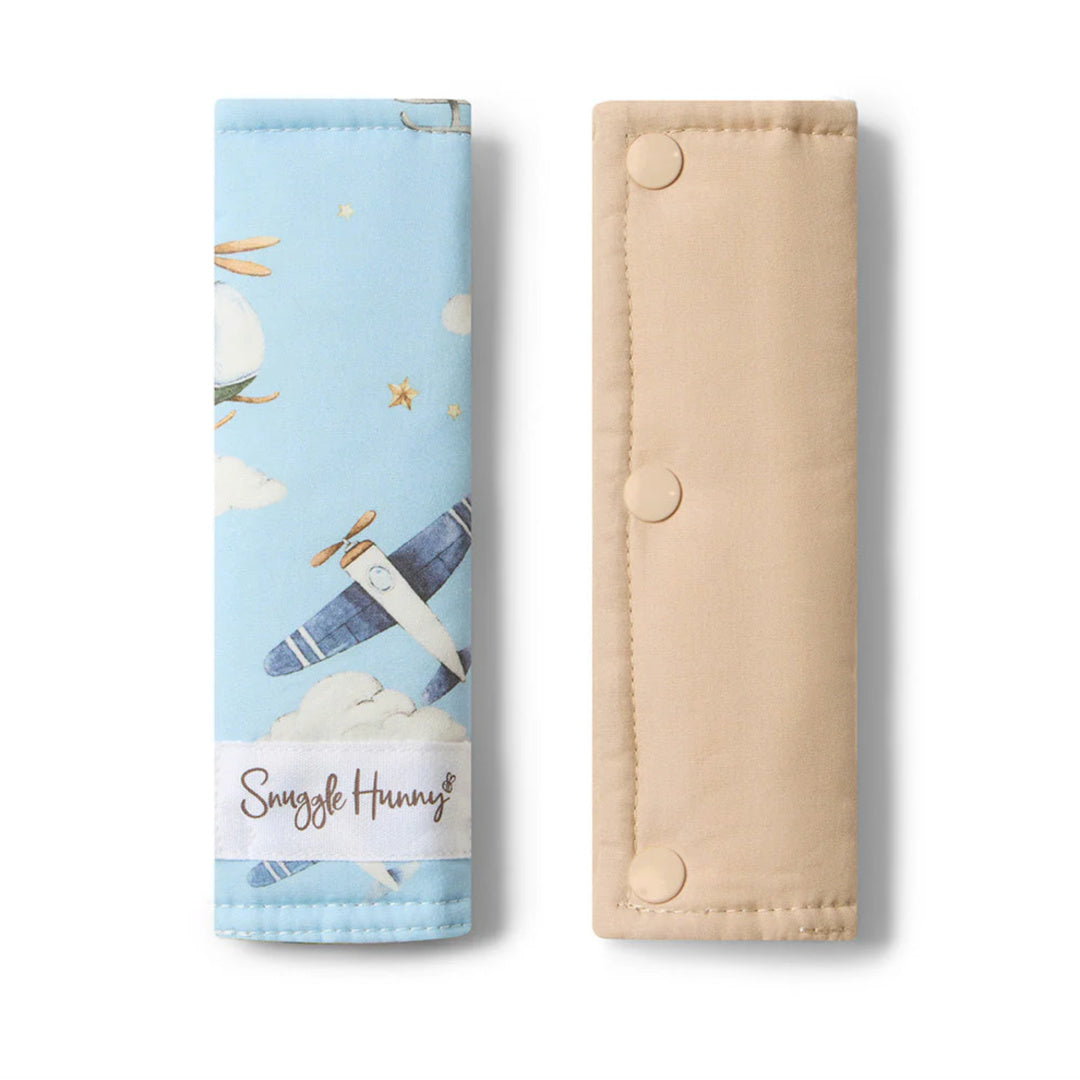 SNUGGLE HUNNY UNIVERSAL REVERSIBLE PRAM STRAP COVERS - TAKING FLIGHT