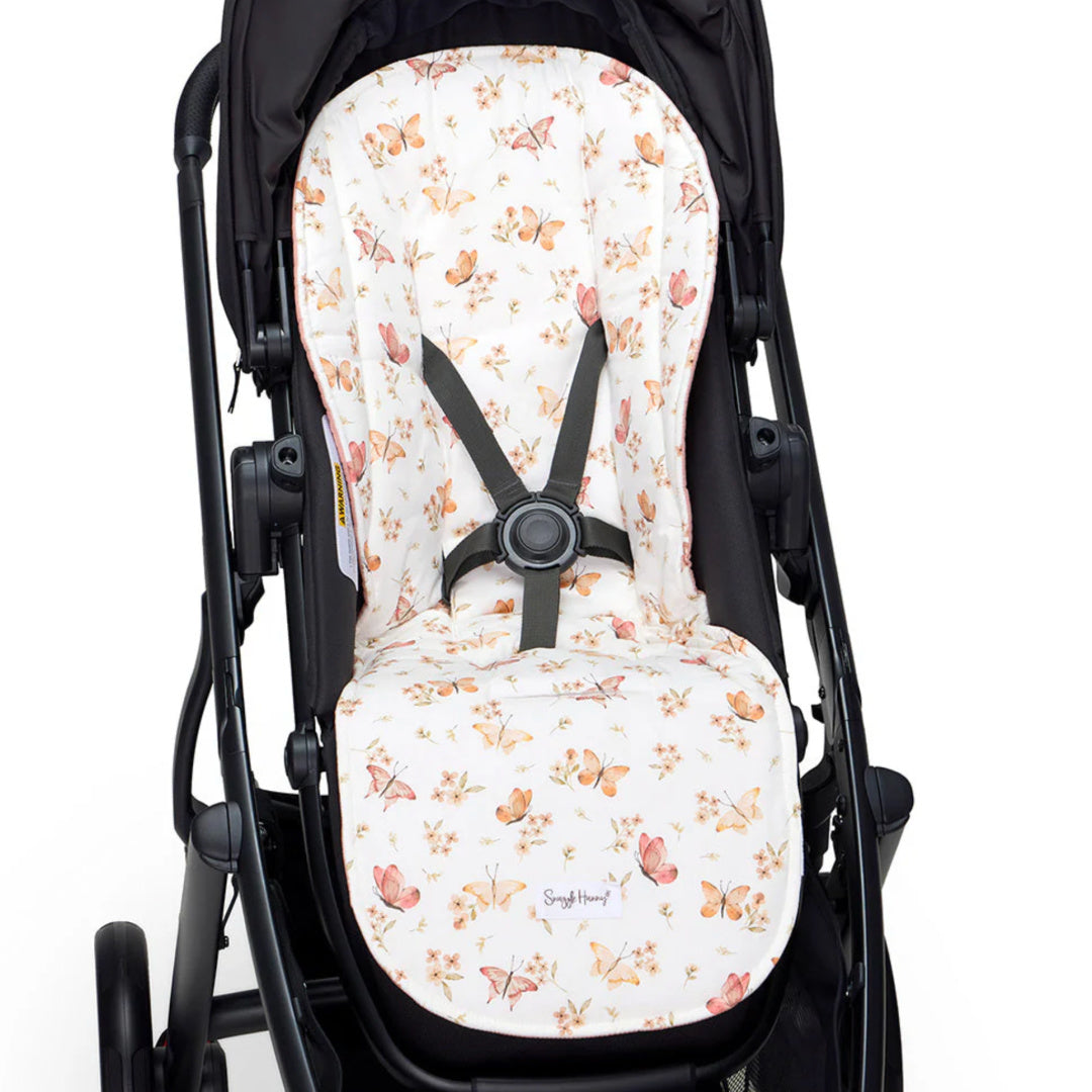 SNUGGLE HUNNY UNIVERSAL ORGANIC PRAM LINER - BUTTERFLY