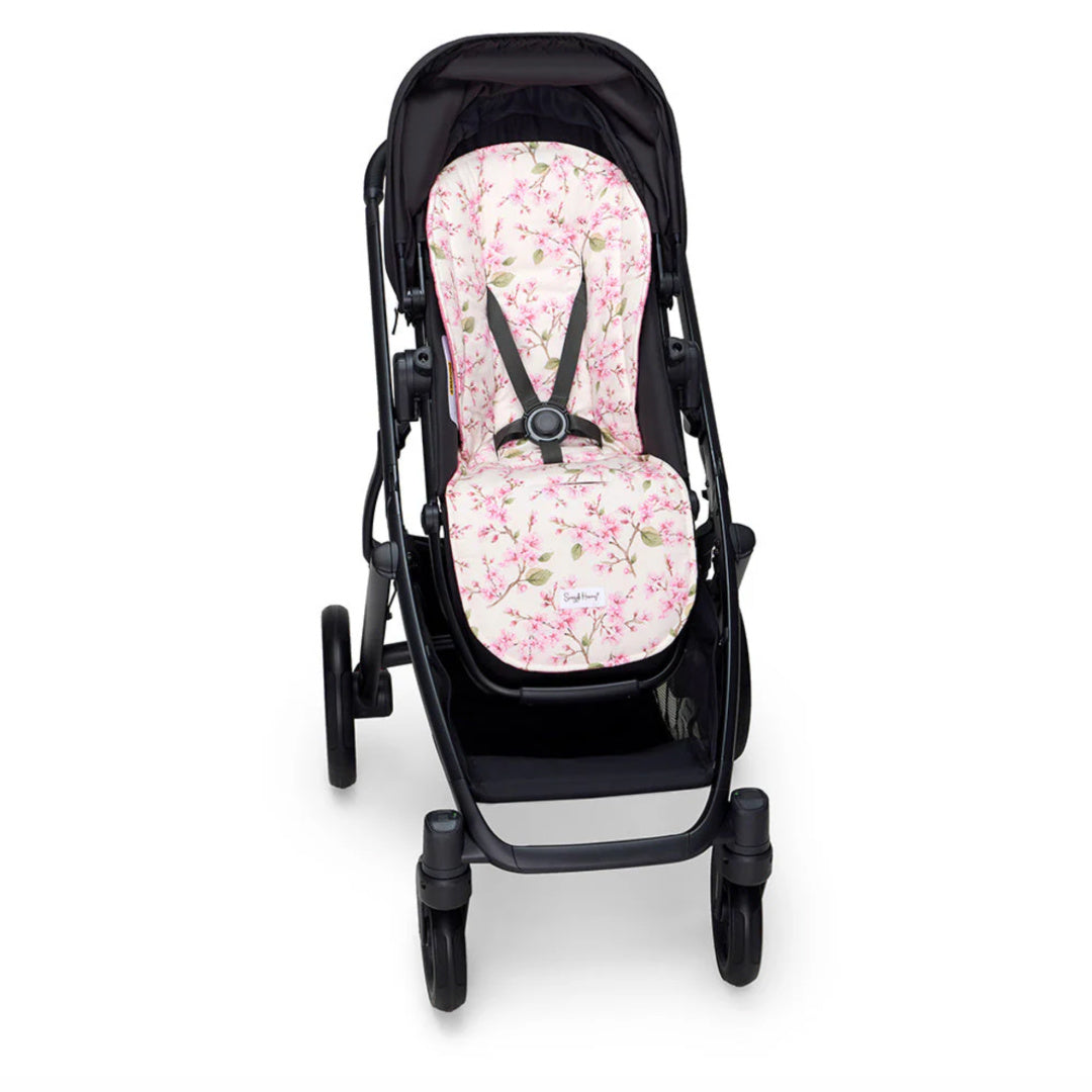 SNUGGLE HUNNY UNIVERSAL ORGANIC PRAM LINER - CHERRY BLOSSOM