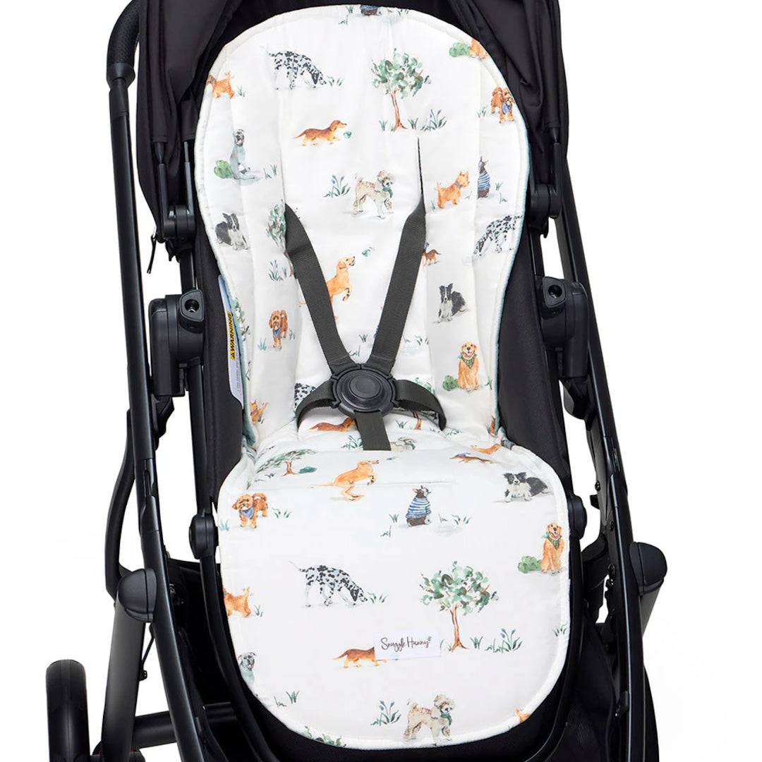 SNUGGLE HUNNY UNIVERSAL ORGANIC PRAM LINER - DOG PARK